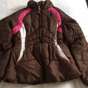 Brown/pink jacket for kids